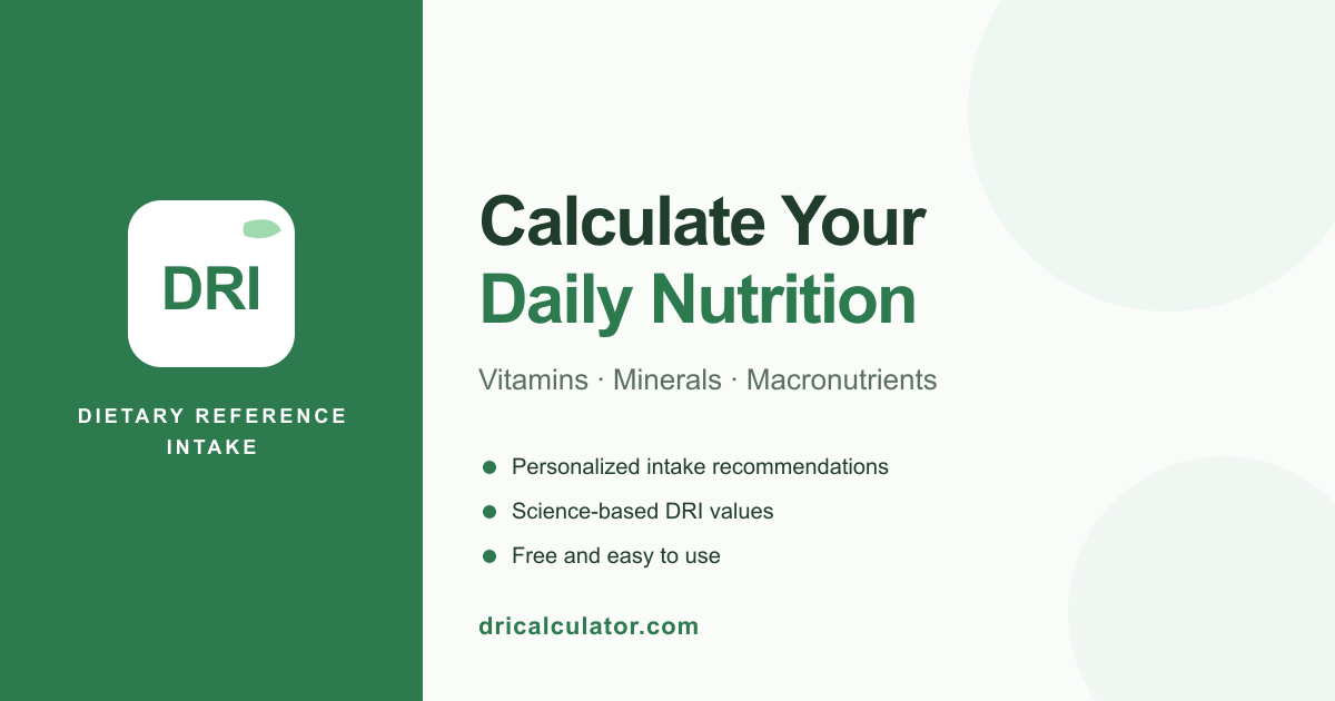 DRI Calculator Free Daily Nutrient Targets By Age Sex dri-calculator-free-daily-nutrient-targets-by-age-sex